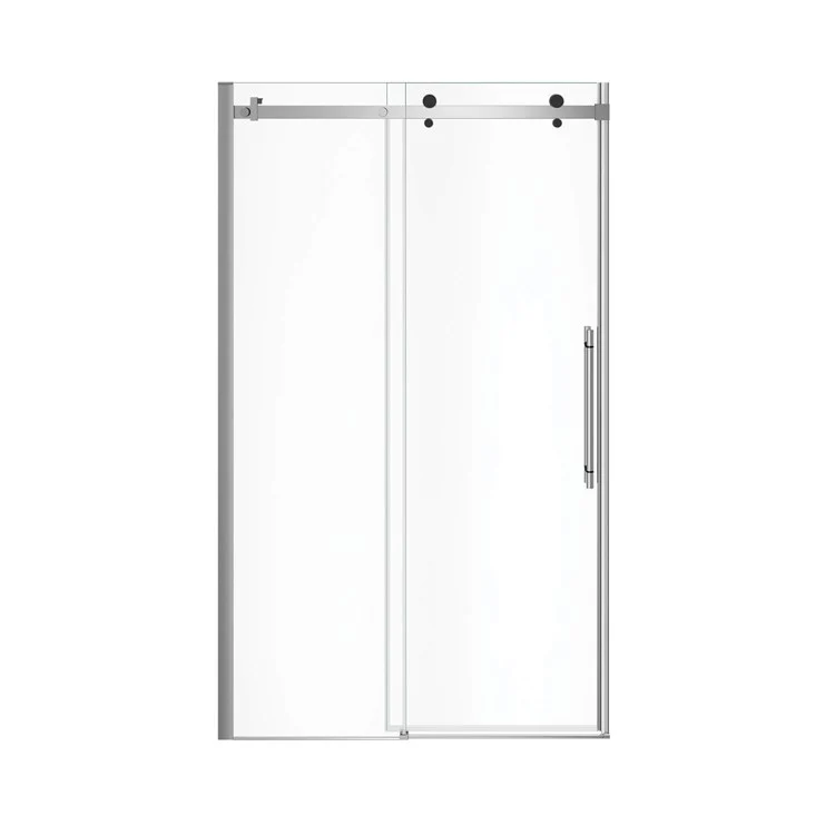 Shower Door Vela Sliding 47L x 78-3/4H Inch Chrome Clear 5/16 Inch 44-1/2 to 47x78-3/4 Inch - Frankwebs