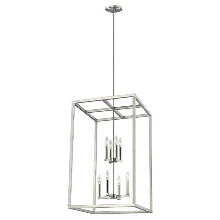 Moffet Street Eight-Light Two-Tier LED Foyer Pendant - Frankwebs