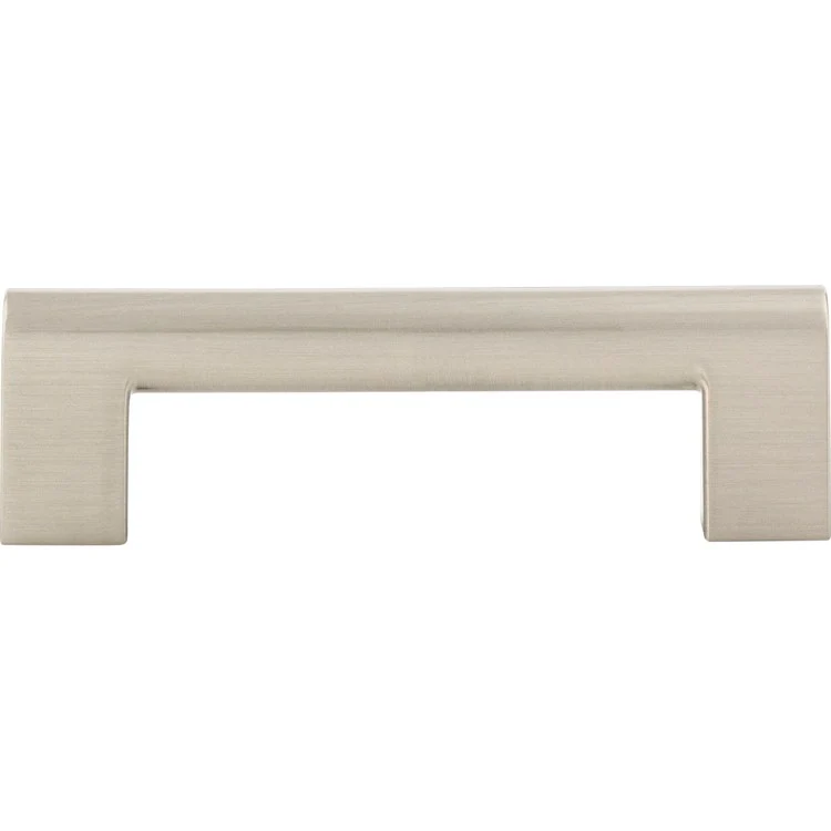 Drawer Pull Atlas Round Rail High White Gloss Zinc Alloy 3-3/4 Inch - Frankwebs