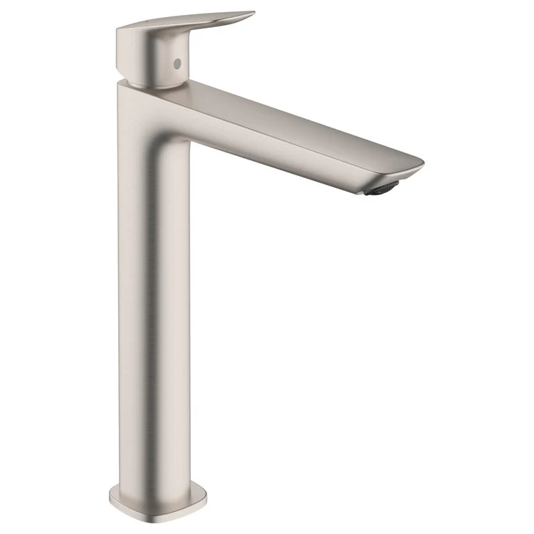 Lavatory Faucet Logis Fine 1 Lever ADA WaterSense Brushed Nickel 1.2 Gallons per Minute Less Drain 1 Hole AirPower EcoRight ComfortZone - Frankwebs