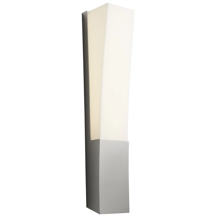 Crescent Single-Light Wall Sconce - Satin Nickel - Frankwebs