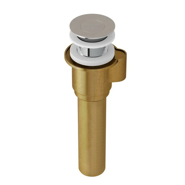 Bath Drain IntelliDrain Flood Protection 9.625 Inch Polished Nickel Brass - Frankwebs