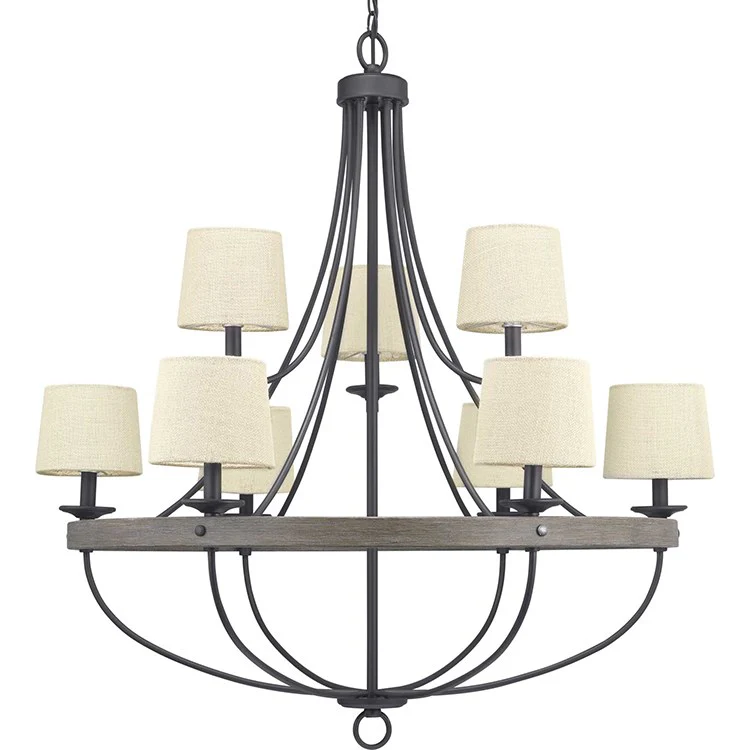 Gulliver Nine-Light Two-Tier Chandelier - Frankwebs