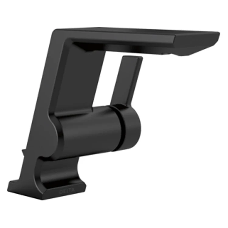 Lavatory Faucet Pivotal 4 Inch Spread 1 Lever ADA WaterSense Matte Black 1.2 Gallons per Minute Metal Pop-up - Frankwebs