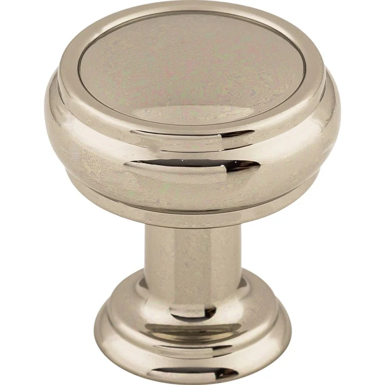 Knob Serene Eden Round for Decorative Hardware Polished Nickel Zinc Alloy 1 Inch - Frankwebs