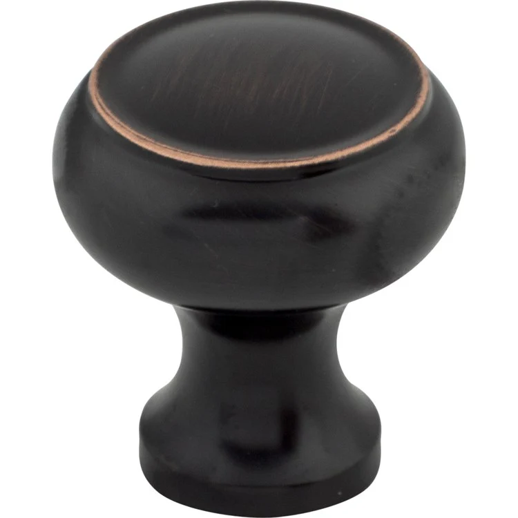Knob Normandy Round Tuscan Bronze Steel 1-1/8 x 1-1/8 x 1-1/3 Inch 1-1/3 Inch - Frankwebs