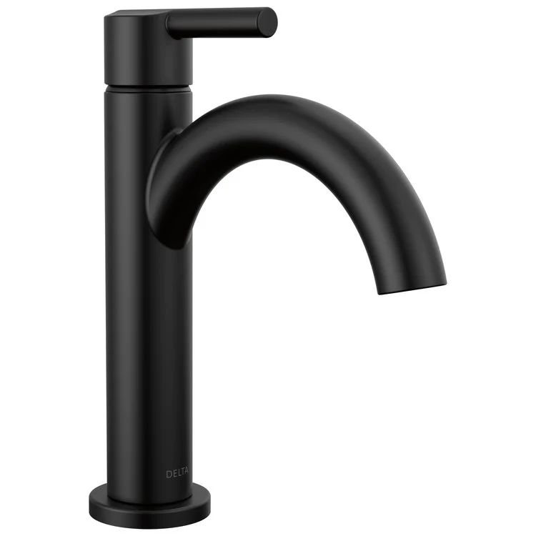 Lavatory Faucet Nicoli 1 Lever ADA WaterSense Matte Black 1.2 Gallons per Minute 4-1/4 Inch - Frankwebs