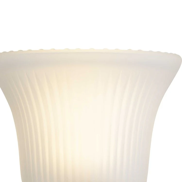 Fluted Glass Two-Light Bathroom Vanity Fixture - Frankwebs