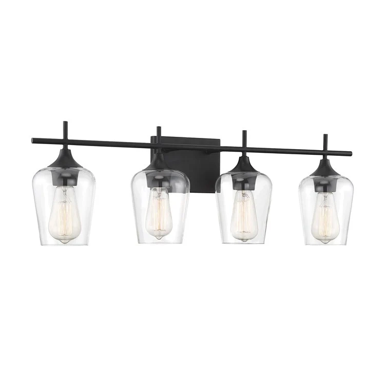 Octave Four-Light Bathroom Vanity Fixture - Frankwebs