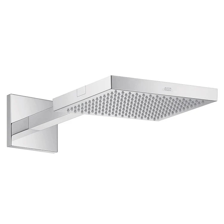 AXOR Starck Wall-Mount Single Function Square Shower Head with Shower Arm - Frankwebs