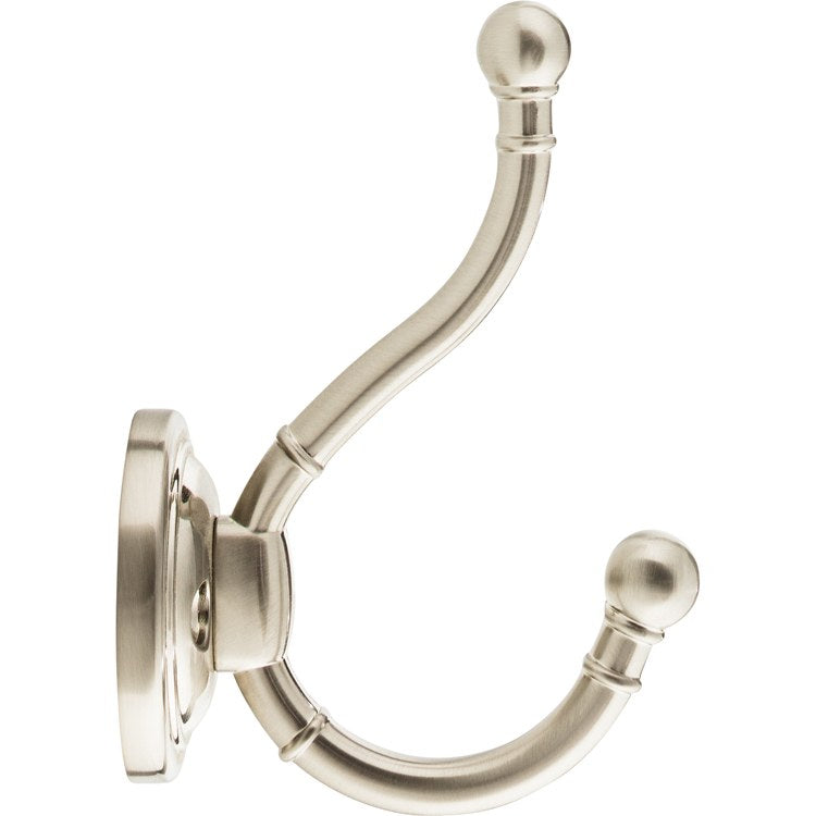 Hook Ryland Hooks Kara Brushed Satin Nickel 3-1/8 Inch Extension Zinc Alloy - Frankwebs