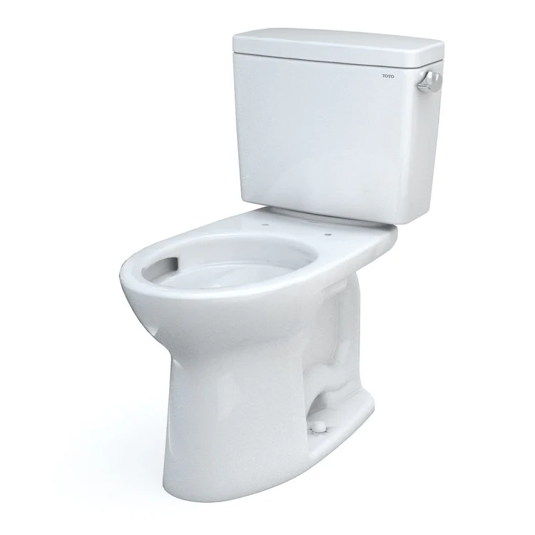 Toilet Drake 2 Pieces Universal Height Cotton Elongated ADA 30-1/8 Inch 1.28 Gallons per Flush Right Hand Chrome Less Seat - Frankwebs