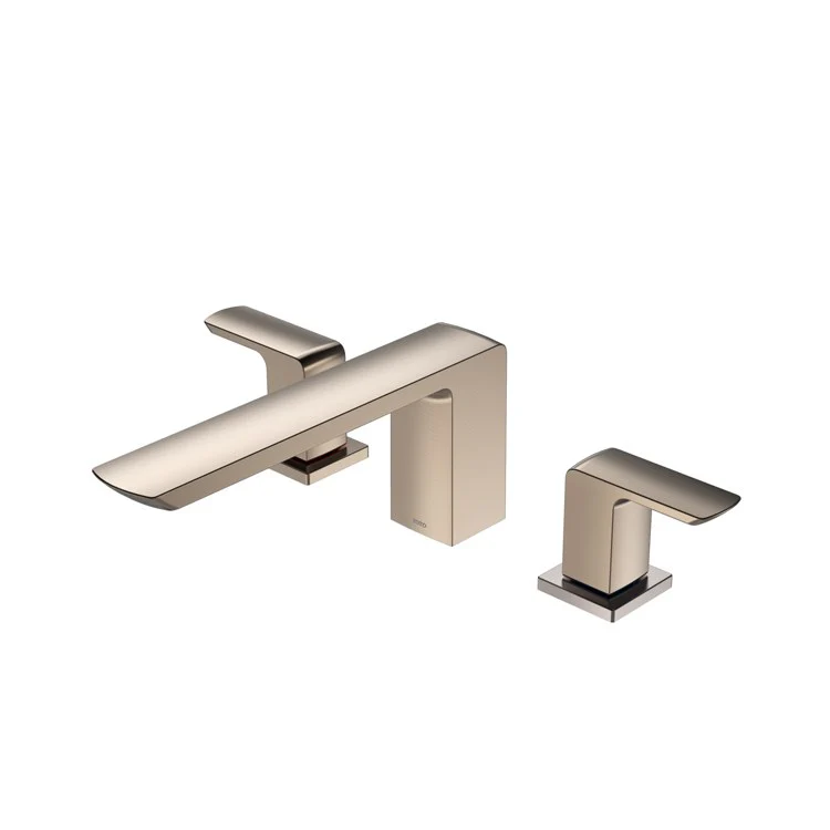 Roman Tub Trim GR Deck Mount 2 Lever Brushed Nickel ADA 3 Hole - Frankwebs