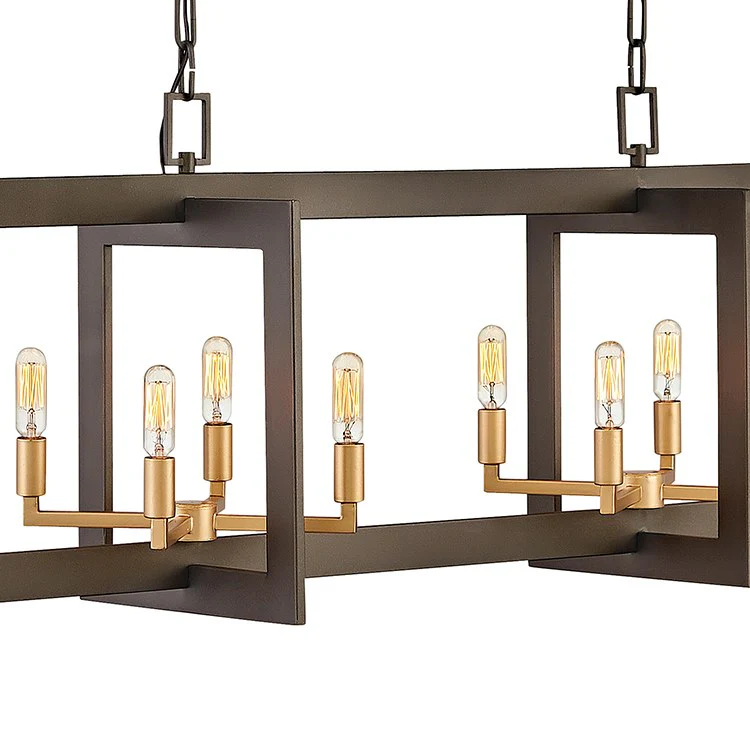 Anders Eight-Light Linear Chandelier - Frankwebs