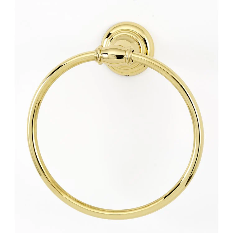 Towel Ring Charlie's Bath 6 Inch Polished Chrome Brass 2-3/4 Inch - Frankwebs