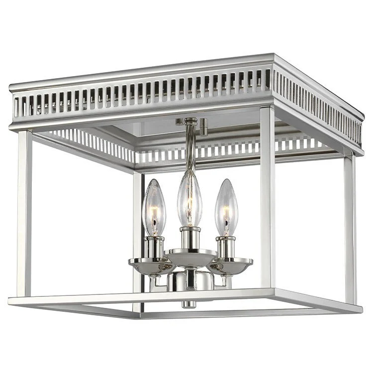 Woodruff Three-Light Flush Mount Ceiling Fixture - Frankwebs