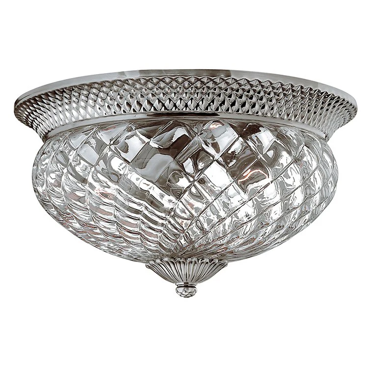 Plantation Three-Light Flush Mount Ceiling Light - Frankwebs