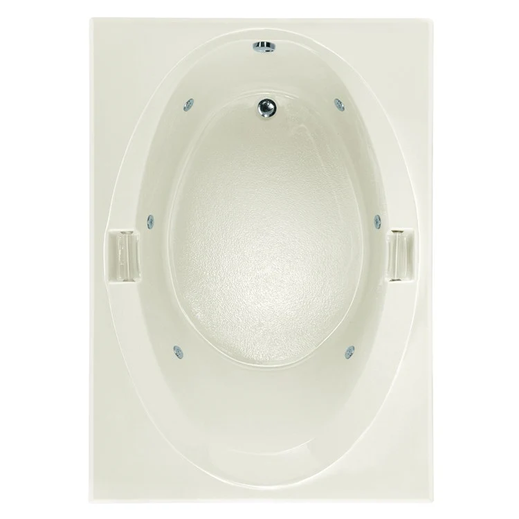 Whirlpool Tub Studio Collection Studio 60 x 42 x 20 Inch Drop-In End Drain Biscuit Rectangle - Frankwebs