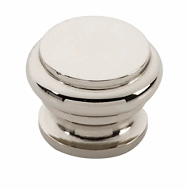 Knob Tuscany Round Polished Antique Brass 1/2 Inch 3/8 Inch 3/8 Inch - Frankwebs