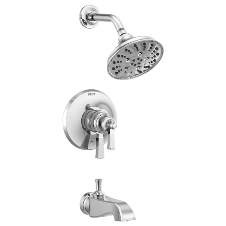 Tub and Shower Trim Dorval Monitor 17 1 Lever Chrome ADA 1.75 Gallons per Minute - Frankwebs