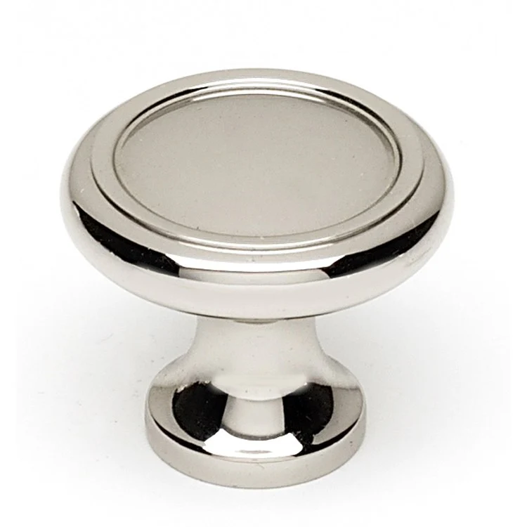 Knob V Collection Round Polished Chrome Brass 1 Inch 1 Inch 5/8 Inch - Frankwebs