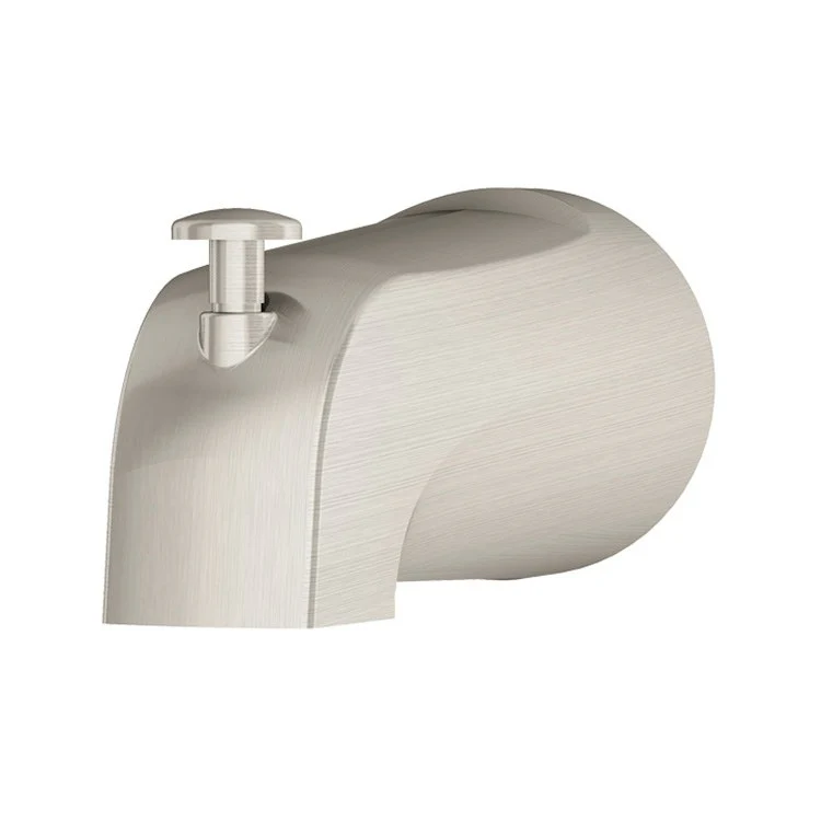 Tub Spout Duro Pull Up with Diverter Satin Nickel 5-1/2 Inch 4.5 Gallons per Minute Zinc - Frankwebs