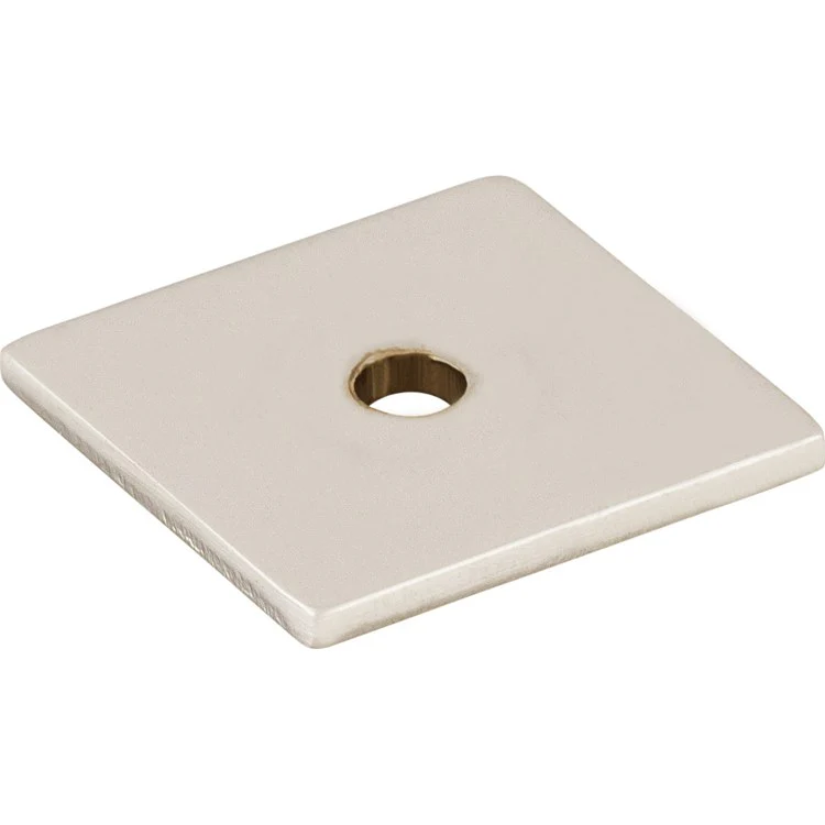Knob Backplate Sanctuary Square Polished Nickel 1 Inch 1 Hole Zinc Alloy - Frankwebs