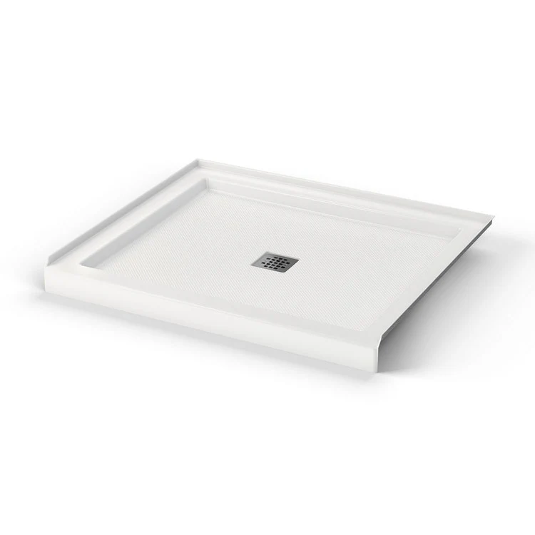 Shower Base B3 Alcove Stabili-T Square Drain White 42 x 36 Inch Acrylic - Frankwebs