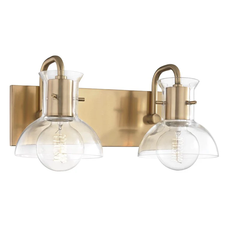 Riley Two-Light Bathroom Vanity Fixture - Frankwebs