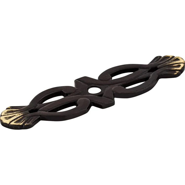 Backplate Tuscany Newton Rectangle 3-1/5 x 7/8 Inch Zinc Alloy M181 - Frankwebs