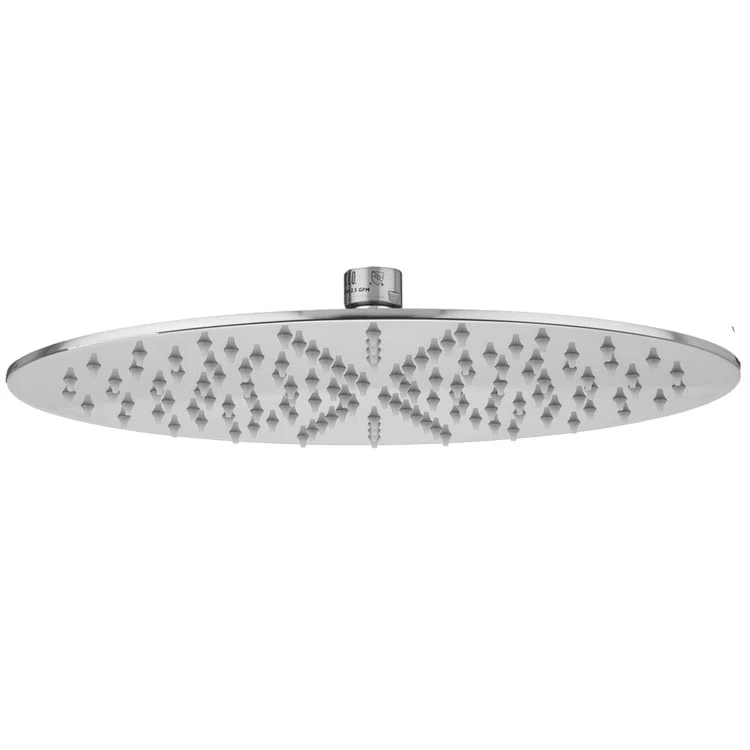 Showerhead Rain Machine 1 Function Round Satin Nickel 12 Inch 2.0 Gallons per Minute Full Rain/Easy Clean - Frankwebs
