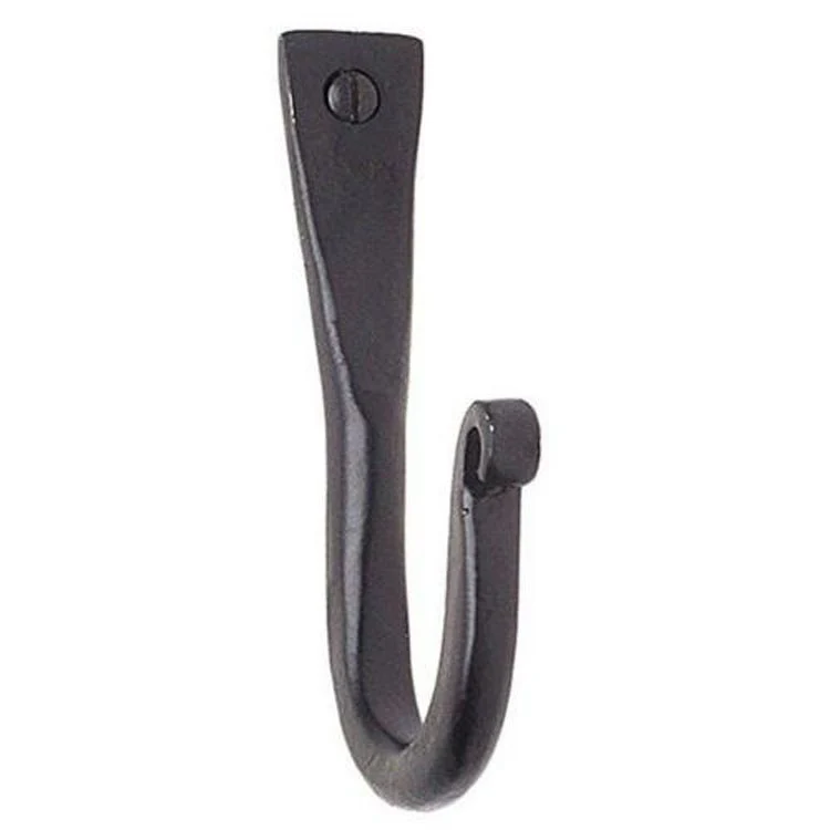 Hook Rustic Single Wrought Iron 2-7/8 Inch 1/2 Inch Wall Mount Metal - Frankwebs