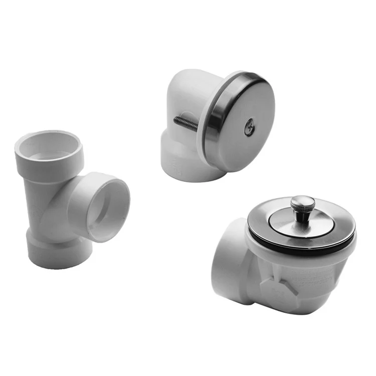 Drain Kit Satin Nickel Brass Includes Lift & Turn Strainer with 1 Hole Faceplate Half Kit - Frankwebs