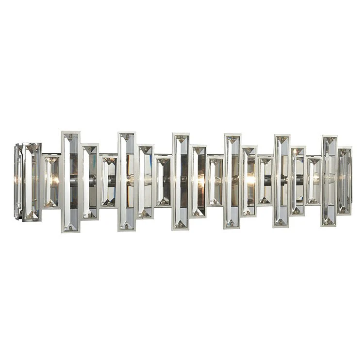 Crystal Heights Five-Light Bathroom Vanity Fixture - Frankwebs