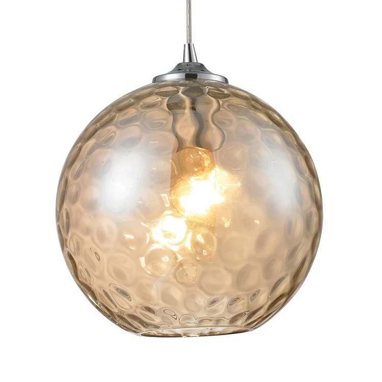 Watersphere Three-Light Triangle Pan Pendant - Frankwebs