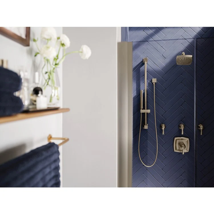 Thermostatic Trim Voss Thermostatic 1 Lever Brushed Nickel ADA for S3371 Valve - Frankwebs