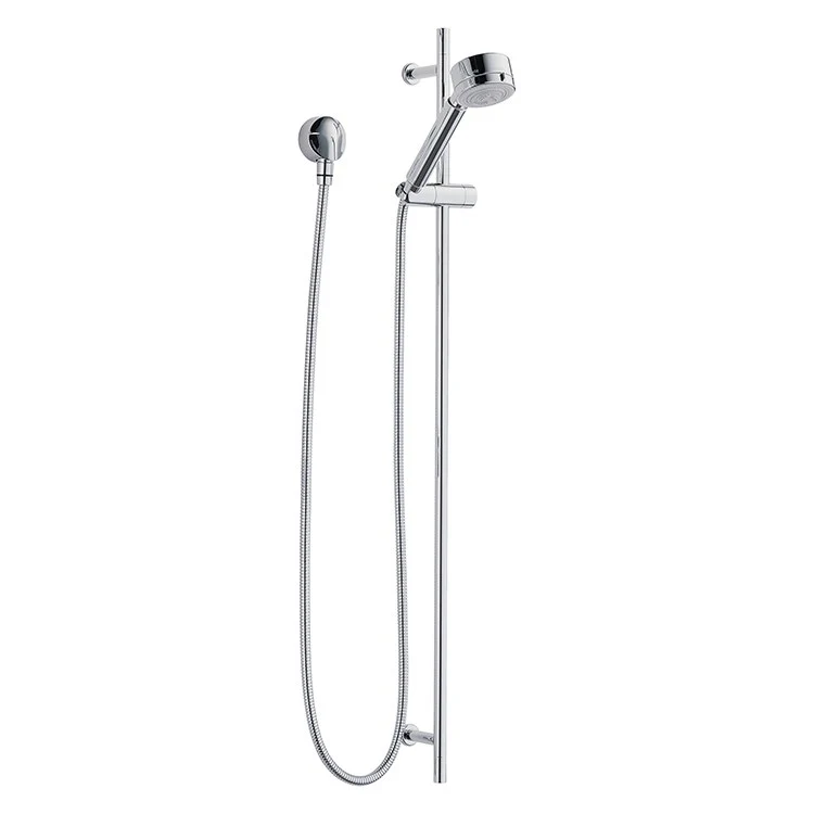 Handshower Set European Brilliance Luxe Gold 3 Function WaterSense 1.75 Gallons per Minute 35 Inch Adjustable Slide Bar - Frankwebs