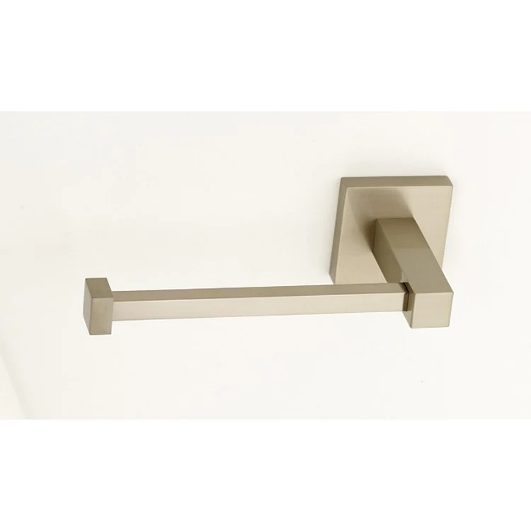 Toilet Paper Holder Contemporary ll Bath Universal Satin Nickel Brass 6-7/8 Inch Wall Mount - Frankwebs
