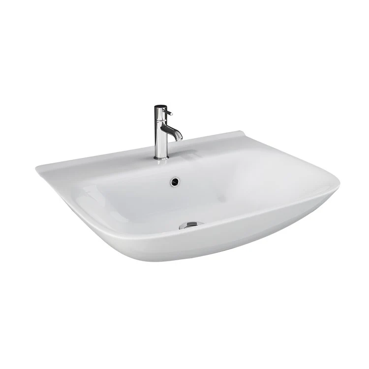 Lavatory Sink Eden 450 Wall Hung 16-3/4 Inch White - Frankwebs