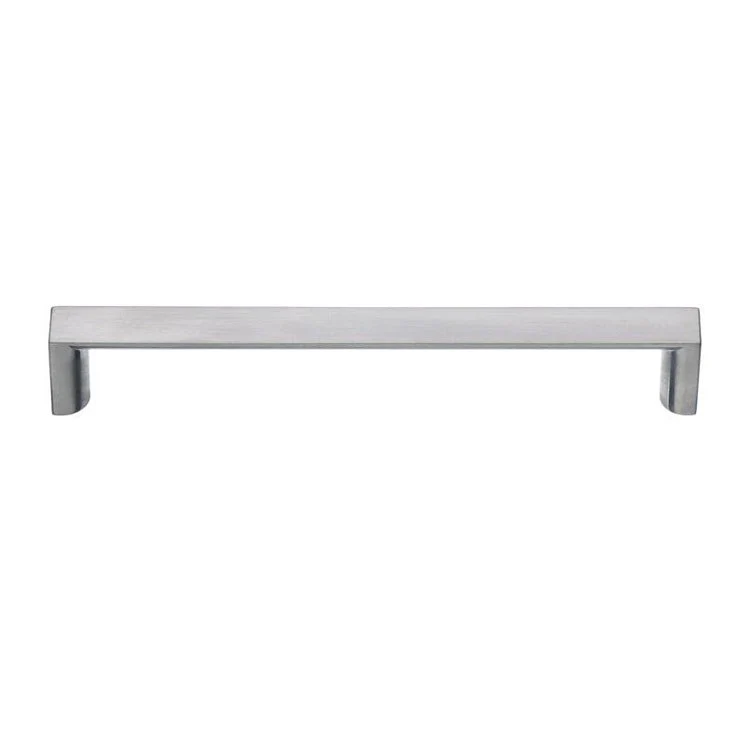Pull Edge Handle Brushed Chrome Zinc 5-1/8 Inch Center to Center 5-1/2 x 1/2 x 1-1/8 Inch - Frankwebs