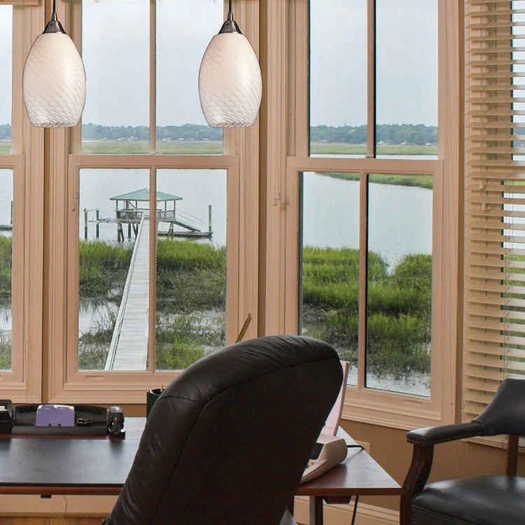 Mulinello Single-Light Pendant with Recessed Light Kit - Frankwebs