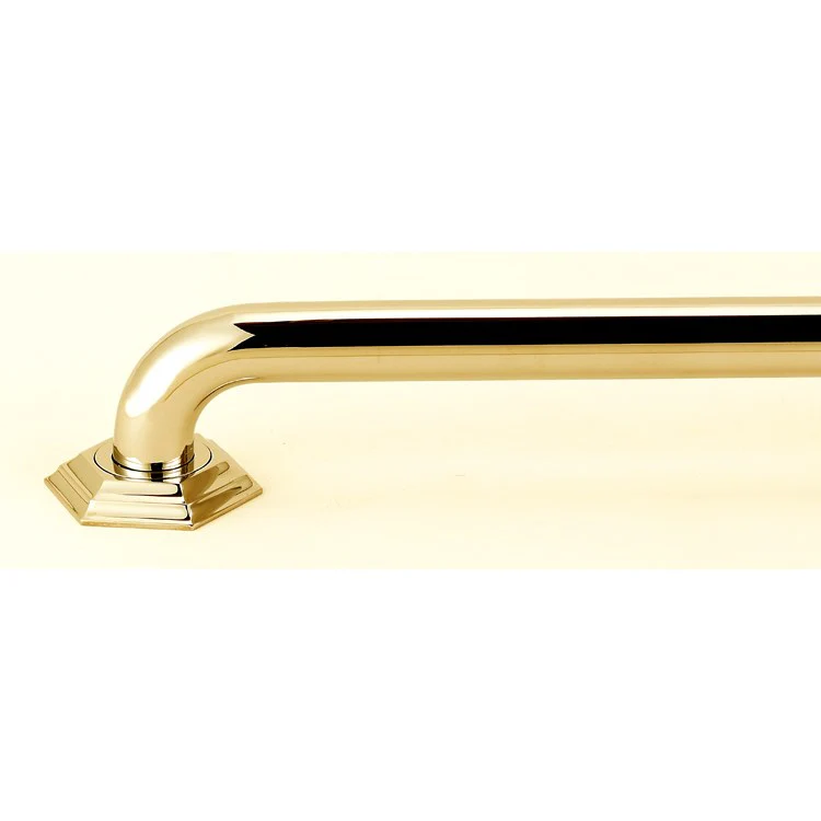 Grab Bar Bracket Nicole Bath Hexagon 3-1/2 x 3 Inch Satin Nickel Brass ADA - Frankwebs