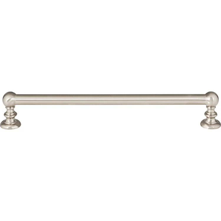 Drawer Pull Atlas Victoria Brushed Nickel Zinc Alloy 7-9/16 Inch 8-3/8 x 7/8 Inch - Frankwebs
