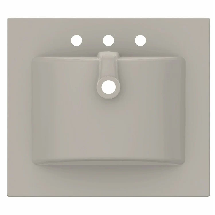Vanity Top Ceramic Top Centerset 25 x 22 Inch White 8 Inch Spread Ceramic 3 Hole 1-4/5 Centimeter - Frankwebs