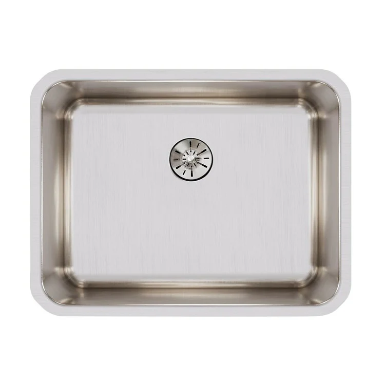 Kitchen Sink Lustertone Classic 23.5 x 18.25 Inch Single Bowl Perfect Drain Lustrous Satin Undermount Drain Location Rear Center - Frankwebs