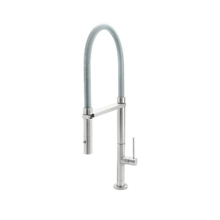 Kitchen Faucet Poetto Culinary 1 ST Series Lever ADA Polished Chrome Pull-Out Spout Height 7-7/8 Inch 1.8 Gallons per Minute - Frankwebs