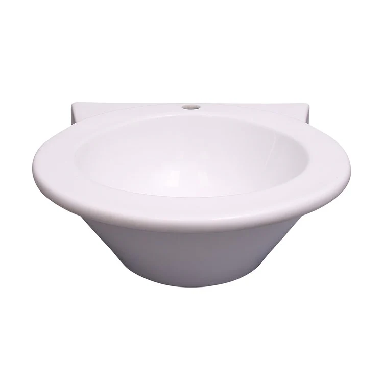 Lavatory Sink Levine Wall Hung 19-3/4 Inch White - Frankwebs