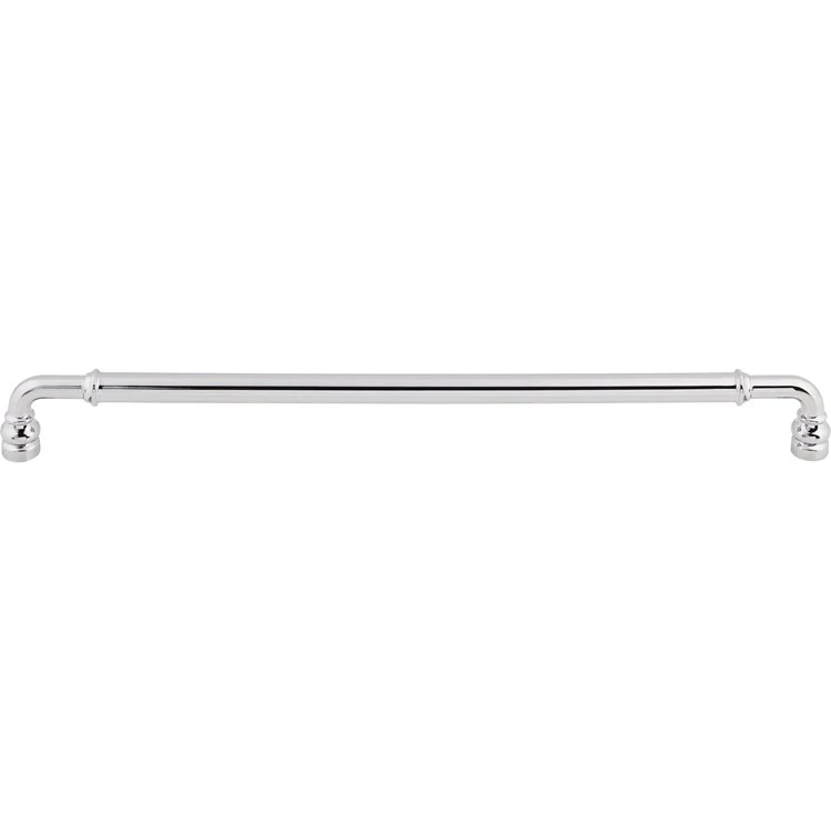Pull Devon Brixton D Handle for Decorative Hardware Polished Chrome Zinc Alloy 12 Inch - Frankwebs