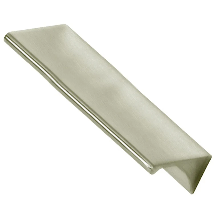 Pull Tab Pulls Satin Nickel Brass 4 Inch 4-1/2 Inch 1 Inch - Frankwebs