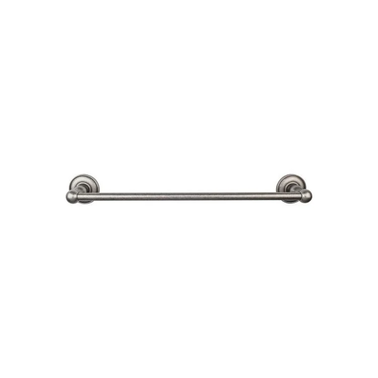 Towel Bar Edwardian Bath 18 Inch Single Plain Backplate German Bronze Zinc Alloy 3-3/8 Inch for Bath Hardware - Frankwebs